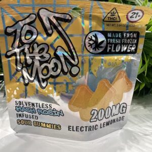 to the moon electric lemonade gummies 200mg