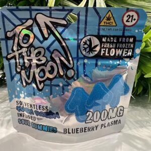 to the moon blueberry plasma gummies 200mg